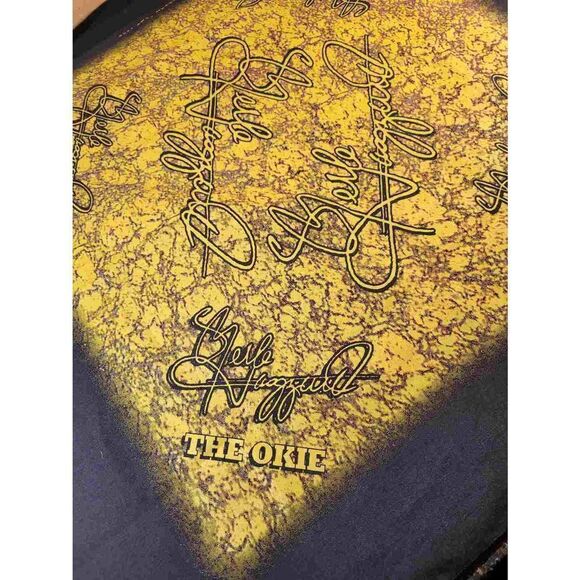 1998 Merle Haggard 'The Workin' Man' Vintage Hankerchief - Picture 6 of 7